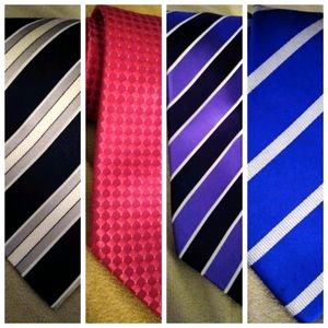 Lot of 4 Donald Trump Signature Ties